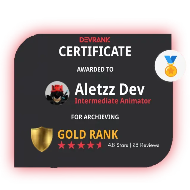 DevRank certificate of excellence awarded after ranking up